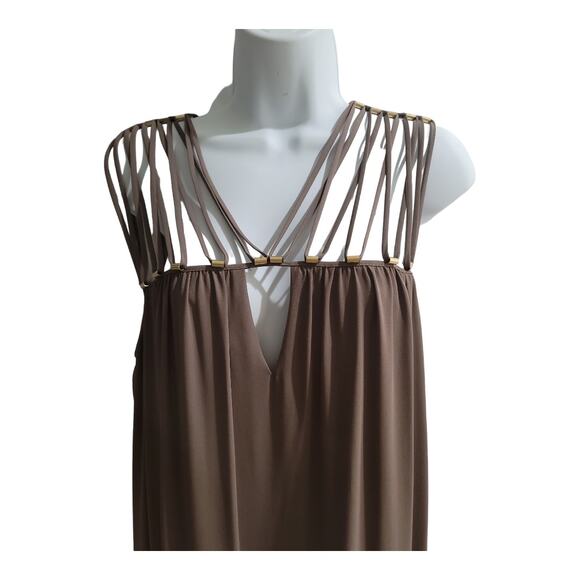 BCBGMaxAzria Audrii multi strap maxi dress - Picture 7 of 9